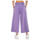Be Nation Γυναικείο παντελόνι Terry Cropped Wide Leg Pant 7/8